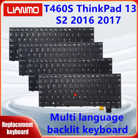 Arabic Sweden Denmark Bulgarian Canadian French Hebrew Norwegian Latin Spanish for Lenovo T460S T460