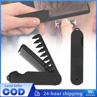 Foldable Hair Comb 2 In 1 Mustache Combs Portable Fine Tooth Comb & Wide Tooth Comb Styling comb Tra