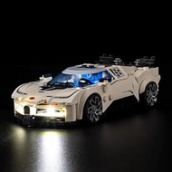 BrickSoul Light Up Kit Compatible with Lego Bugatti Centodieci Hyper Sports Car 77240 Building Set, 
