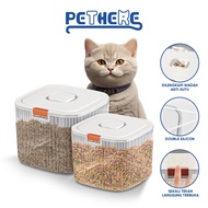 PET THERE Pet Food Transparent Pet Food Storage E20 - E22 / Pet Food Dispenser Box / Food Bucket / C