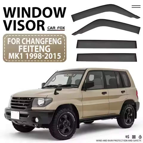 For Feiteng 1998-2015 Car Window Visor Awning Shelters Windshield Side Window Rain Sun Shade Auto Ac