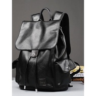 Clean Kn ck Backpack Korean Version Backpack Trendy Flap Drawstring Fashion Backpack Student School 