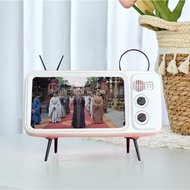 Creative Mobile Phone Stand Desktop Retro TV Audio Mobile Phone Stand TV TV Stand Ornaments Support 
