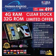 CAR ANDROID PLAYER 4GB RAM 32GB ROM FREE FRONT RECORDER FREE REVERSE CAMERA