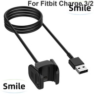 SMILE Smart Band Charger USB Clip Replacement Charging Dock for Fitbit Charge 3 2