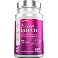 EstroQueen – Estrogen port Tablets for Women Hormone Balance plement – 60 Vegan Capsules Estrogen pl