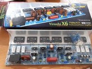 SUPER POWER PROFESSIONAL AMPLIFIER SUBWOOFER YIROSHI X6 X-6 TR FINAL SANKEN TEF SYSTEM