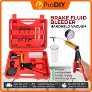 Portable Brake Fluid Bleeder Tool Set Hand Held Vacuum Pump Brake Bleeder Tool Brake Service Kit Ble