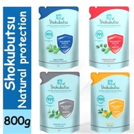 SHOKUBUTSU [AUTO FS_SEMENANJUNG] SHOKUBUTSU BODY WASH REFILL PACK 800g MULTI SELECTION
