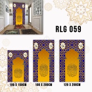 Stiker Dekorasi Mihrab Dinding Mushola Rumah Mihrob Kantor Custom Mural kaligrafi Masjid Islami