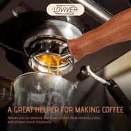 [LOVIVER] 51mm Bottomless Portafilter Espresso Portafilter Removable Design Coffee