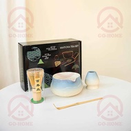 Allieuka ชุดชามมัทฉะ (4/5/7 ชิ้น) ชุดชงชาญี่ปุ่น Matcha Set Mtacha Kit ถ้วยชงมัทฉะ แปรงชงชา ที่ใส่ม