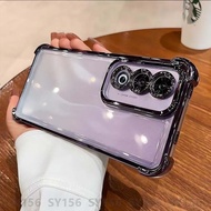 Casing OPPO A3 Pro 5G A3Pro A 3Pro 5G Casing Clear Luxury Aesthetic Shockproof Thickened Air Cushion