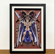 聖鬥士星矢 聖闘士星矢 Knights of the Zodiac 黃道十二宮戰士 摩羯座 修羅 立體畫(45cm*33cm)