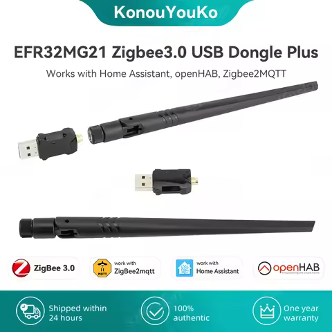 ZigBee 3.0 USB Dongle Plus-E Universal Zigbee Wireless Gateway Open Source Hub Works with Home Assis