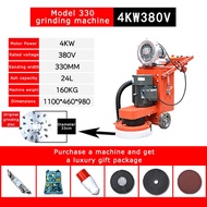 380V Terrazzo machine refurbishment ground, cement grinding machine, concrete epoxy floor grinding a