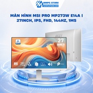 MSI PRO MP273W E14A Monitor | 27inch, White, IPS, FHD, 144Hz, 1ms,