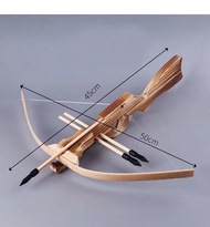 Bamboo And Wood Bow And Arrow Wooden Bow And Arrow Crossbow Children's Toy Soft Arrow Wooden Crossbow And Arrow Outdoor Shooting