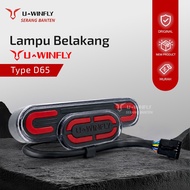 U-WinFly Rear Light Type D65 | Electric Bike Stop Lamp | Suitable D60 D65 M60 D70 D75 | Original