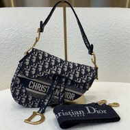 Dior Bobby 中號提花帆布馬鞍包