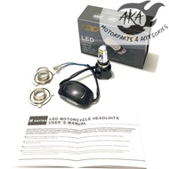 TDD T03 TRI LED LIGHT HEADLIGHT 30WATTS FOR MOTORCYCLE WHITE COLOR