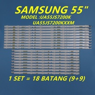 in stock NEW 18PCS/SET UA55JS7200K / UA55JS7200KXXM SAMSUNG 55" LED TV Backlight / Lamp TV UA55JS720
