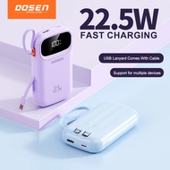 DOSEN Original Powerbank fast charging  Y342 PD22.5W Portable 10000mAh 20000mAh 25000mAh Comes with 
