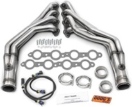 Doug's D3336-SS Polished 304 Stainless Steel Exhaust Long Tube Headers for 64-72 GM A Body with 4.8-