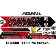 FEDERAL BIKE STICKER ART STRIPING