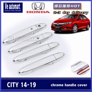 Vemart honda city car  Carbon Fiber chrome door handle accessories 2014 2015 2016 2017 2018 2019 202