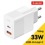 Essager USB C 33W GaN Loại C PD Sạc Nhanh Cho iPhone 14 13 12 11 Pro Max XS 8 P Cho iPad Pro Air iPa