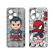 Softcase Realme C51 C53 C55 C85 C71 C75 C61 C63 C65 Note 70 60 50 Superhero Motif Flexible Casing