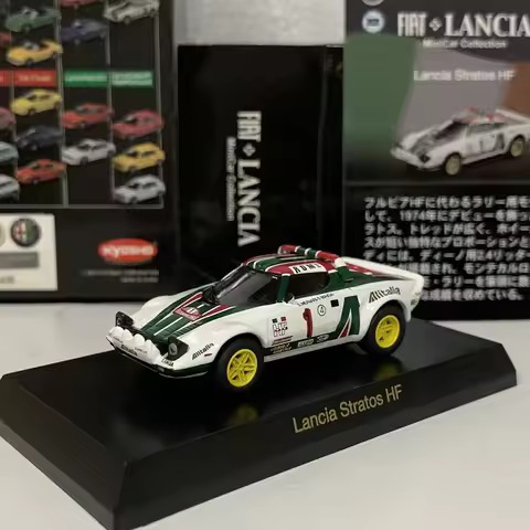 Lancia Stratos Hf No. 1 Rally Car Die-cast 1:64 Scale Alloy Simulation Car Model Fan Collection Souv