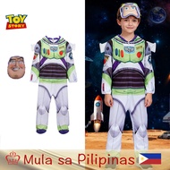 Pixar Toy Story Buzz Lightyear Costume for Kids Boy Cosplay Bodysuit Mask Halloween Party Full Set