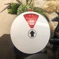 Acrylic Do Not Disturb Sign Changeable 4 States 5 Inch Busy Sign Doorplate Privacy Sign Wheel For Ho