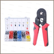 Nevʚ ɞ Ferrule Crimping Tool Kit Crimper Self-Adjustable Ratchet Wire Crimping Tool Kit