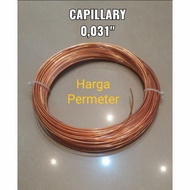 Pipa Kapiler 1 meter copper capillary Tube Kulkas 2 pintu