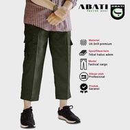 KH Abati Men's Cargo Sirwal Pants, Thick American Drill Material