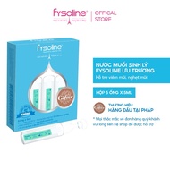 [Genuine] Fysoline Preferential Salt Water Blue supports rhinitis, stuffy nose for baby (Green Box 20 tubes x 5ml)