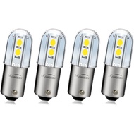 Ruiandsion BA9S LED Bulb 120V AC/DC 9mm Miniature Bayonet 3030 4SMD BA9s Base LED Replacement Bulb f