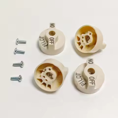 Temperature Control Knob Replacement of Robertshaw Thermostat 700-506 Gas Valve 1751-012 Beige Plast