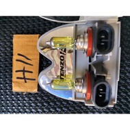 Halogen Headlight Bulb Yellow H11 2 Bulbs 5000k 12V/55W (H11Y-TZ)