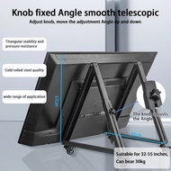 32-55 Inch LCD TV Mobile Support Stage Rostrum Mobile low Trolley Floor Support电视机移动支架舞台移动推车落地支架座架