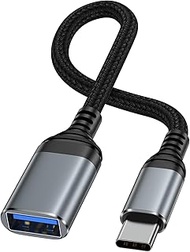 USB C to USB 3.0 Adapter,Type C Male to USB Female OTG Cable 5Gbps Data Transfer for iPhone 16 Pro M