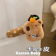 冬季 門把手 護套 卡皮巴拉 毛絨 水豚 門把 手套 保暖 防凍 家居 裝飾 保護 hello kitty 豚鼠 Capybara 公仔 卡通 生日禮物 送禮