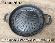 HOT PLATE PANGGANGAN BBQ KOREAN DIAMETER 28 CM