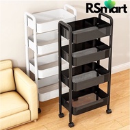 RSmart.SG | MPT4066 I 4-Tier Kitchen Multi-Purpose Trolley / Kitchen Storage / Kitchen Rack With Wheels