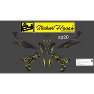 SNIPER 150 DECALS LAMINATED