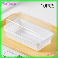 NASAMI 10 50PCS Sandwich Packaging Box Half-piece Sandwich Burger Packaging Case Baking Picnic Lunch