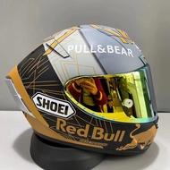 SHOEI X14 Helmet SHOEI Full Face Motorcycle Helmet SHOEI X14 Golden Ant Helmet Riding Motocross Racing Motobike Helmet X14 Red Bull Helmet